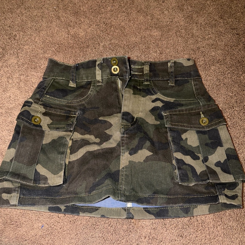 Camouflage Mini Skirt